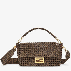 Borse Replica Baguette Media Fendi Strisce Intrecciate
