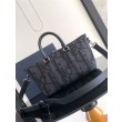 Borsa Dior Weekender 25 nera Maxi Dior Oblique Jacquard