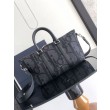 Borsa Dior Weekender 25 nera Maxi Dior Oblique Jacquard