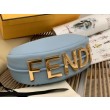 Bora Pari all'originale replica Hobo Piccola Fendi Fendigraphy Azzurro Chiaro