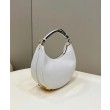 Borse Replica Hobo Piccola Fendi Fendigraphy Bianca
