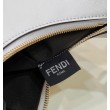 Borse Replica Hobo Piccola Fendi Fendigraphy Bianca