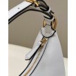 Borse Replica Hobo Piccola Fendi Fendigraphy Bianca