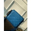 Borsa Replica 1:1 LV District PM Tela monogramma blu M23785