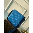 Borsa Replica 1:1 LV District PM Tela monogramma blu M23785