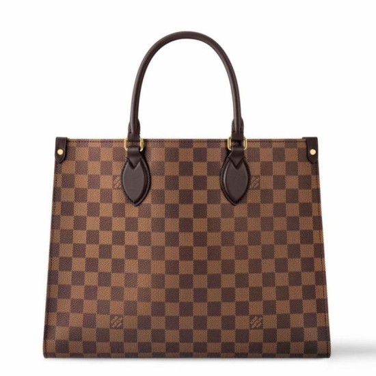 Borse Imitazioni LV OnTheGo MM Damier Ebene Tela N00065