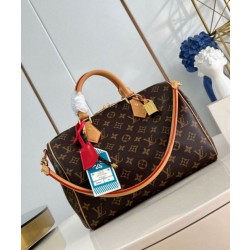 Borse Firmate Replica LV Speedy Soft 30 Crafty in tela monogramma M11945