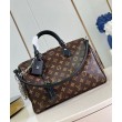 Replica Perfetta LV Speedy Soft 30 scura Tela monogramma M12243