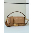 Borse Replica media Fendi Baguette in nappa beige FF Borse Replica media Fendi Baguette in nappa beige FF