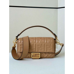 Borse Replica media Fendi Baguette in nappa beige FF