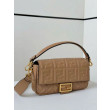 Borse Replica media Fendi Baguette in nappa beige FF Borse Replica media Fendi Baguette in nappa beige FF