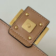 Borse Replica media Fendi Baguette in nappa beige FF Borse Replica media Fendi Baguette in nappa beige FF