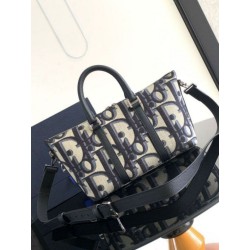 Dior Weekender 25 Replica Perfetta Beige Maxi Dior Oblique Jacquard