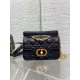Qualità Specchio Replica Dior Mini Jolie Borsa con Manico Superiore Nera Cannage Calfskin Riproduzione Fedele Dior Mini Jolie Borsa con Manico Superiore Nera Cannage Calfskin imitazioni