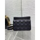 Qualità Specchio Replica Dior Mini Jolie Borsa con Manico Superiore Nera Cannage Calfskin Riproduzione Fedele Dior Mini Jolie Borsa con Manico Superiore Nera Cannage Calfskin imitazioni