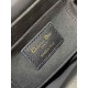 Qualità Specchio Replica Dior Mini Jolie Borsa con Manico Superiore Nera Cannage Calfskin Riproduzione Fedele Dior Mini Jolie Borsa con Manico Superiore Nera Cannage Calfskin imitazioni