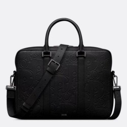 Riproduzione Fedele Imitazione Cartella Dior con cerniera Nero Gravity imitazioni
