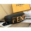 Fendi Fendigraphy Piccola Borse Replica Hobo Nero