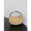 Fendi Fendigraphy Piccola Borse Replica Hobo Rafia Naturale