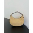 Fendi Fendigraphy Piccola Borse Replica Hobo Rafia Naturale