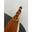 Fendi Fendigraphy Piccola Borse Replica Hobo Rafia Naturale