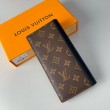 imitazione Portafoglio LV Brazza Tela Monogram Macassar M69410