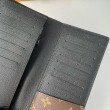 imitazione Portafoglio LV Brazza Tela Monogram Macassar M69410