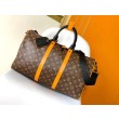 LV Keepall Bandouliere 45 Borsa Tela Monogram Macassar M46703