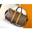 LV Keepall Bandouliere 45 Borsa Tela Monogram Macassar M46703