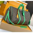 LV Keepall Bandouliere 50 Borse Replica Tela Monogram Macassar M46774
