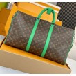 LV Keepall Bandouliere 50 Borse Replica Tela Monogram Macassar M46774