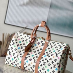 Riproduzione Fedele LV Keepall Bandouliere 45 Imitazioni borse griffate Tela Monogram Craggy M25233 imitazioni