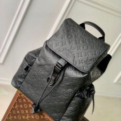 Qualità Specchio Replica Zaino da trekking Louis Vuitton Monogram Shadow M43680 Riproduzione Fedele Zaino da trekking Louis Vuitton Monogram Shadow M43680 imitazioni