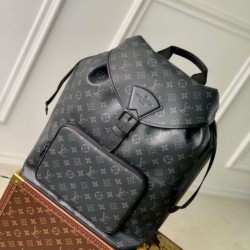 Qualità Specchio Replica Zaino Louis Vuitton Montsouris Tela Monogram Eclipse M46683 Riproduzione Fedele Zaino Louis Vuitton Montsouris Tela Monogram Eclipse M46683 imitazioni