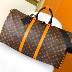 Qualità Specchio Replica LV Keepall Bandouliere 55 Imitazioni borse griffate M46702 Riproduzione Fedele LV Keepall Bandouliere 55 Imitazioni borse griffate M46702 imitazioni