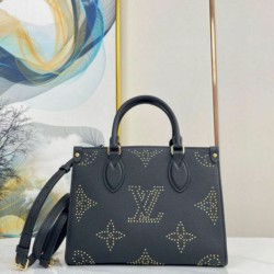 Qualità Specchio Replica LV OnTheGo PM Bag con borchie M46733 Riproduzione Fedele LV OnTheGo PM Bag con borchie M46733 imitazioni