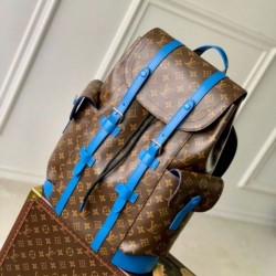 Qualità Specchio Replica Zaino Louis Vuitton Christopher MM Zaino M46813 Riproduzione Fedele Zaino Louis Vuitton Christopher MM Zaino M46813 imitazioni