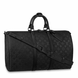 Riproduzione Fedele LV Keepall Bandouliere 50 Borsa Taurillon Monogram M59025 imitazioni