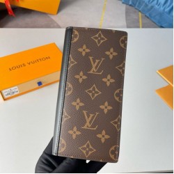 Qualità Specchio Replica imitazione Portafoglio Louis Vuitton Brazza Tela Monogram Macassar M69410 Riproduzione Fedele imitazione Portafoglio Louis Vuitton Brazza Tela Monogram Macassar M69410 imitazioni