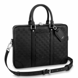 Riproduzione Fedele Louis Vuitton Porte Documents Voyage PM Damier Infini N40444 imitazioni