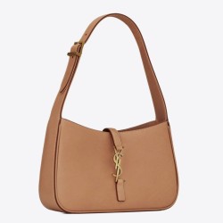 Riproduzione Fedele YSL Saint Laurent Le 5 À 7 Imitazioni borse griffate Hobo Marrone imitazioni