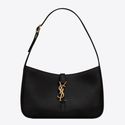 Riproduzione Fedele YSL Saint Laurent Le 5 &agrave; 7 Borse Replica Hobo Nera imitazioni