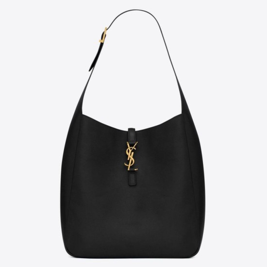 YSL Saint Laurent Le 5 À 7 Borsa Replica 1:1 A Tracolla Grande Morbida Nera
