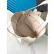 YSL Saint Laurent LE 5 A 7 Borse Replica Alta Qualità Tote Bea Bianca Granulata