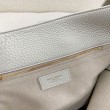YSL Saint Laurent LE 5 A 7 Borse Replica Alta Qualità Tote Bea Bianca Granulata