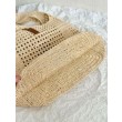YSL Saint Laurent Le 5 A 7 Imitazioni borse griffate Tote Media Raffia Naturale