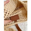 YSL Saint Laurent Le 5 A 7 Imitazioni borse griffate Tote Media Raffia Naturale