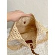 YSL Saint Laurent Le 5 A 7 Imitazioni borse griffate Tote Media Raffia Naturale