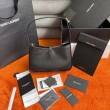YSL Saint Laurent Le 5 &agrave; 7 Borse Replica Hobo Nera