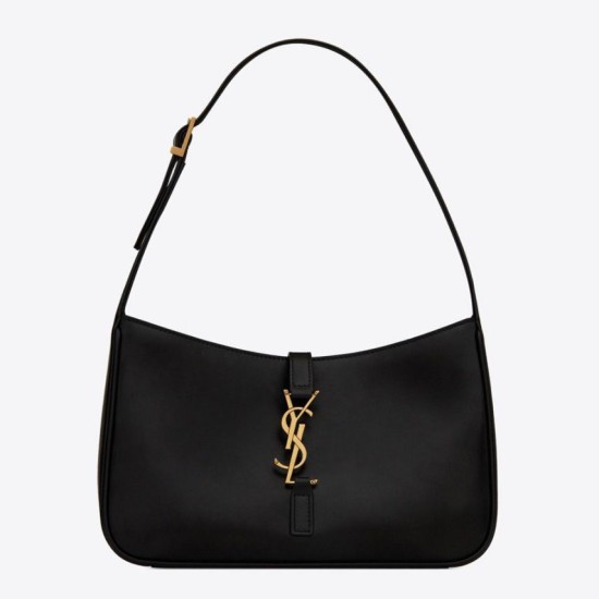 YSL Saint Laurent Le 5 &agrave; 7 Borse Replica Hobo Nera